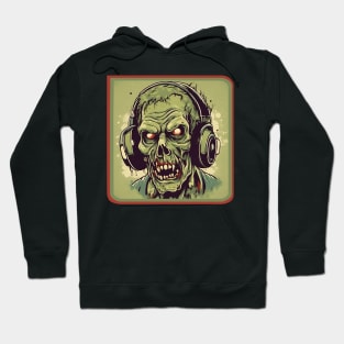 Zombie with headphones Hoodie